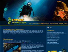 Tablet Screenshot of divingtriporte.com